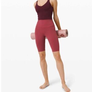 Lululemon | Align Super High-Rise Short 10" Burgundy